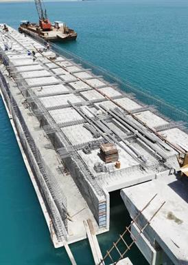 احداث اسکله بندر جاسک